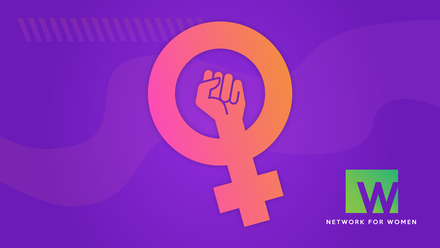 Feminist symbol with the N4W logo