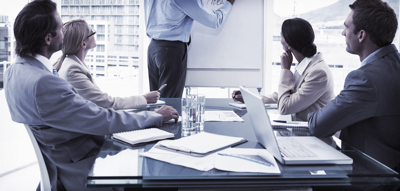 employees in conference