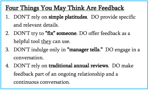 feedback