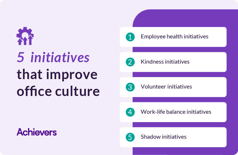 5 initiatives that improve office culture