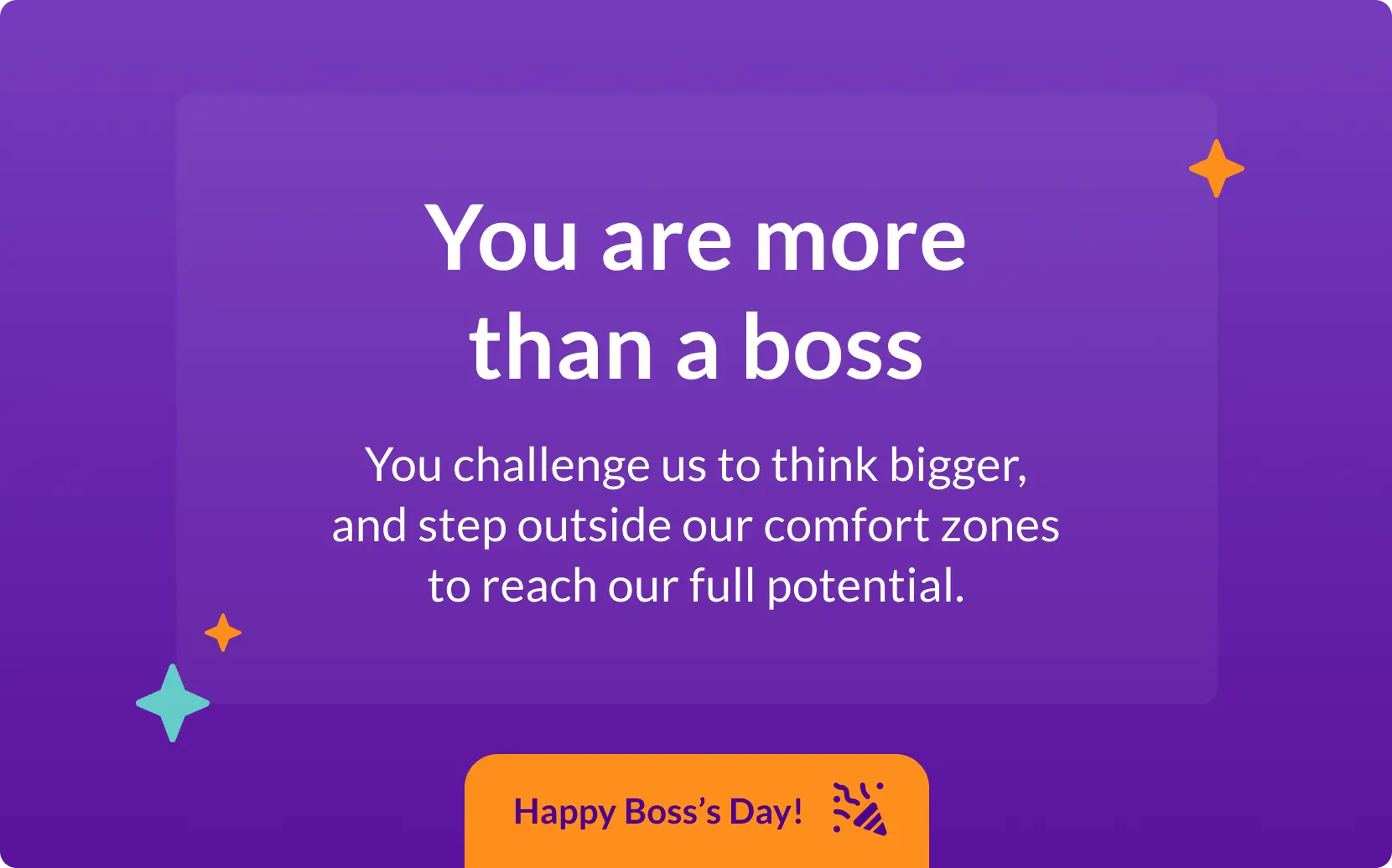 Messages for bosses that motivate
