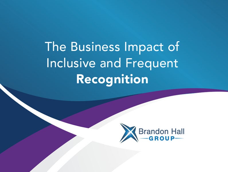 The business impact of employee recognition