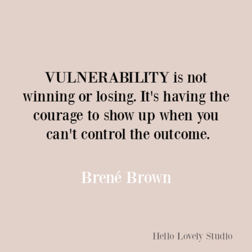 trust and vulnerability Brene Brown