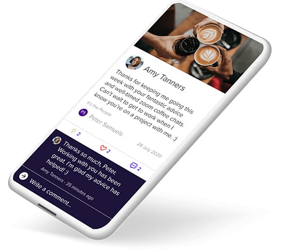 Achievers Recognize Employee Experience Phone App