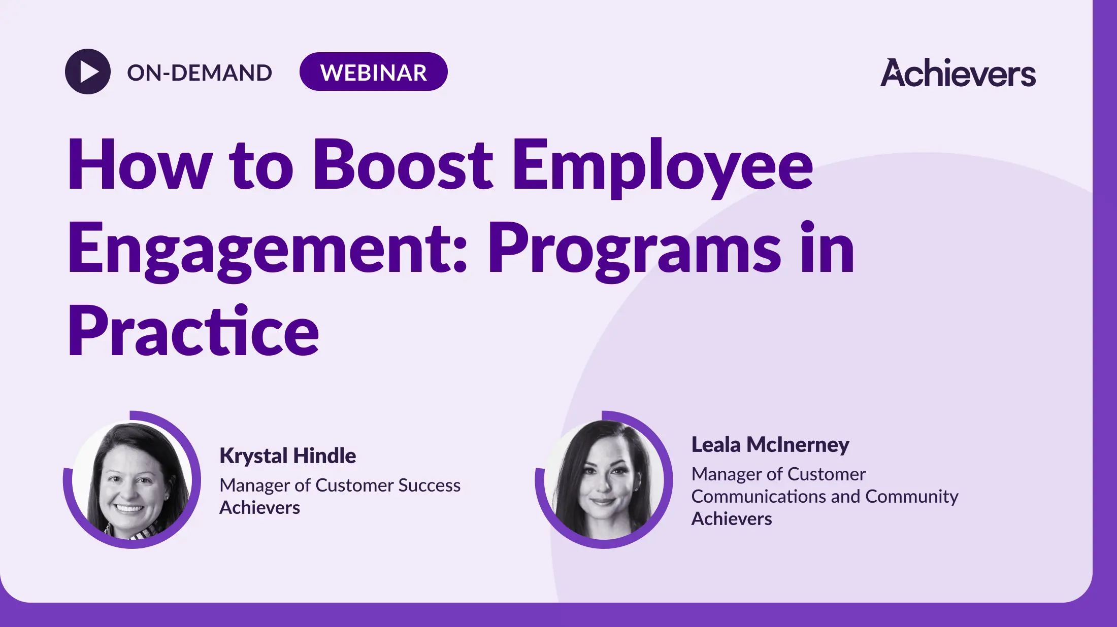 How to Boost Employee Engagement Programs in Practice Webinar 