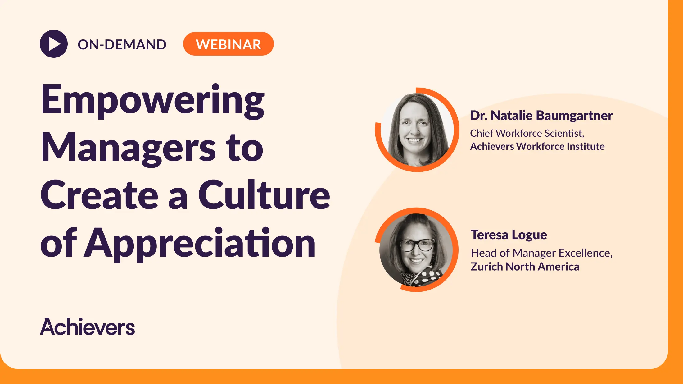 Empowering Managers to Create a Culture of Appreciation Webinar 