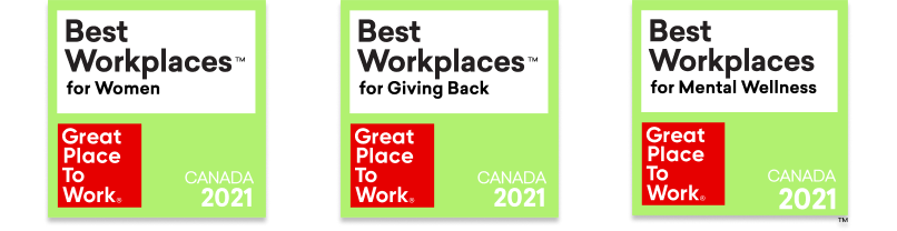 Best Workplaces Awards for Women, Giving Back and Mental Wellness. Best Workplaces Awards for Women, Giving Back and Mental Wellness.