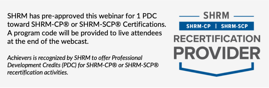 SHRM RECERTIFICATION BADGE