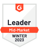 Leader Mid-Market Winter 2023 Badge