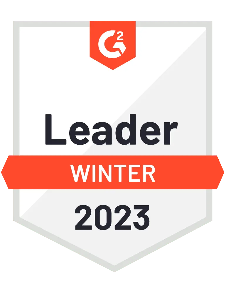 G2 Leader Award Winter 2023