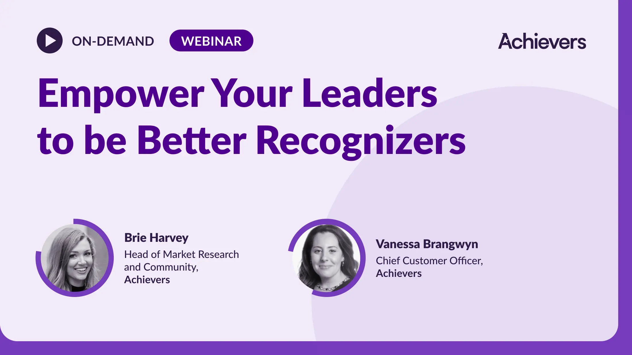 Empower Your Leaders to be Better Recognizers Webinar 