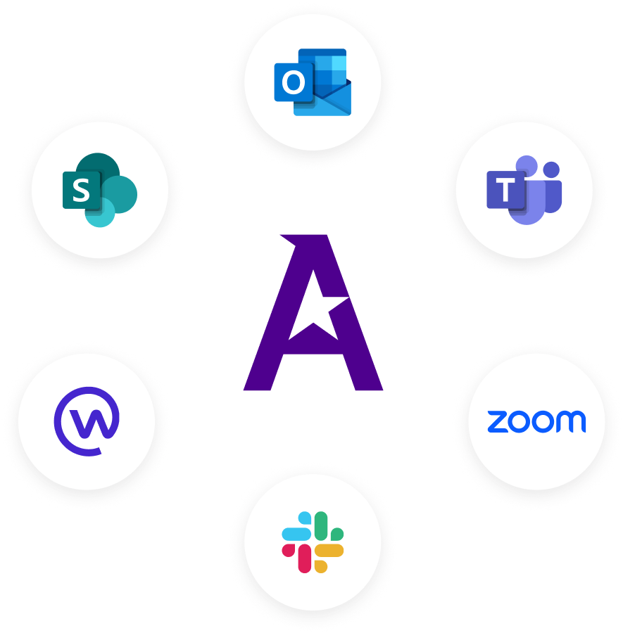 Integrates with Zoom, Teams, Outlook, Slack and more.