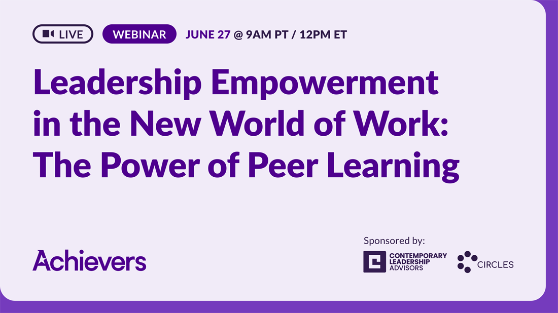 Leadership Empowerment in the New World of Work: The Power of Peer Learning