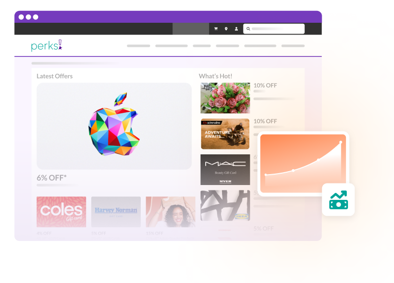 Screenshot of platform