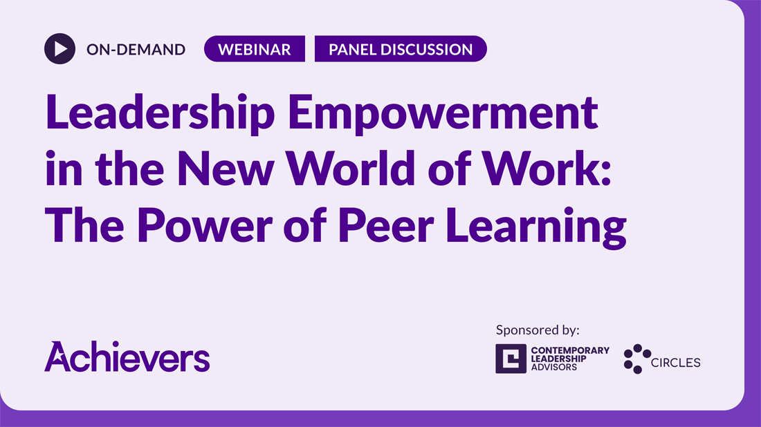 Leadership Empowerment in the New World of Work: The Power of Peer Learning