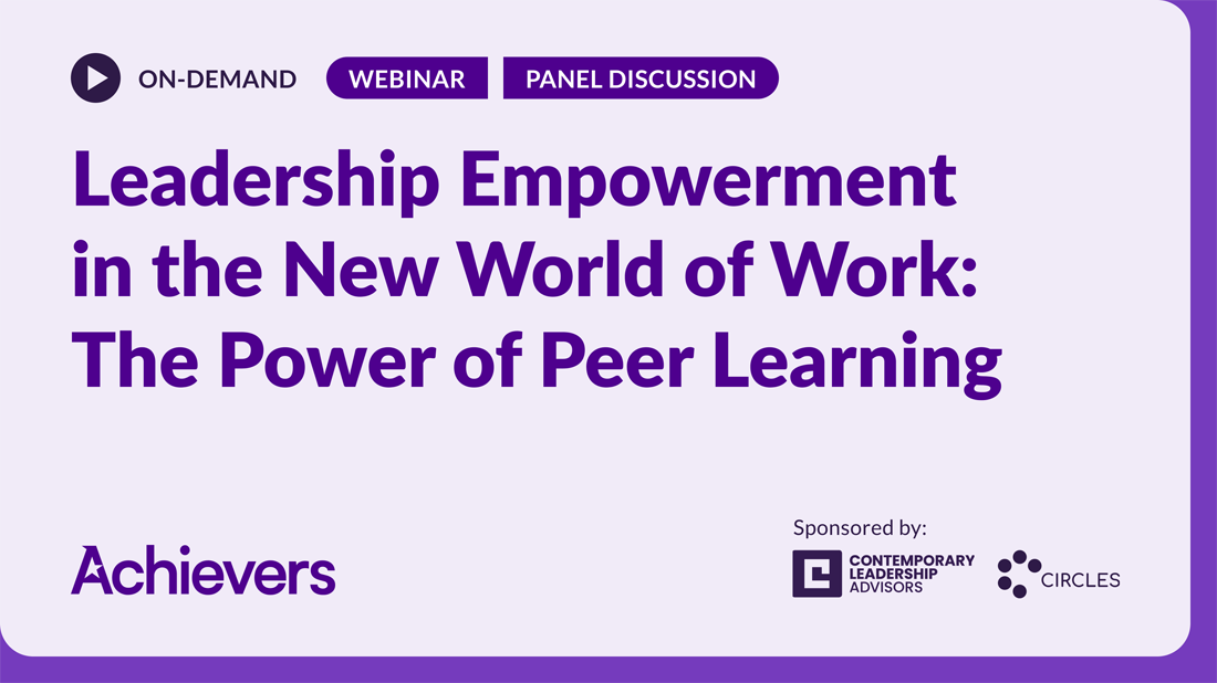 Leadership Empowerment in the New World of Work: The Power of Peer Learning 