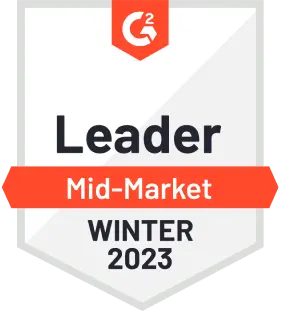 G2 Mid-Market Leader Award