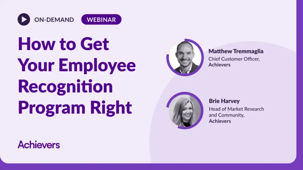 How to get your recognition program right