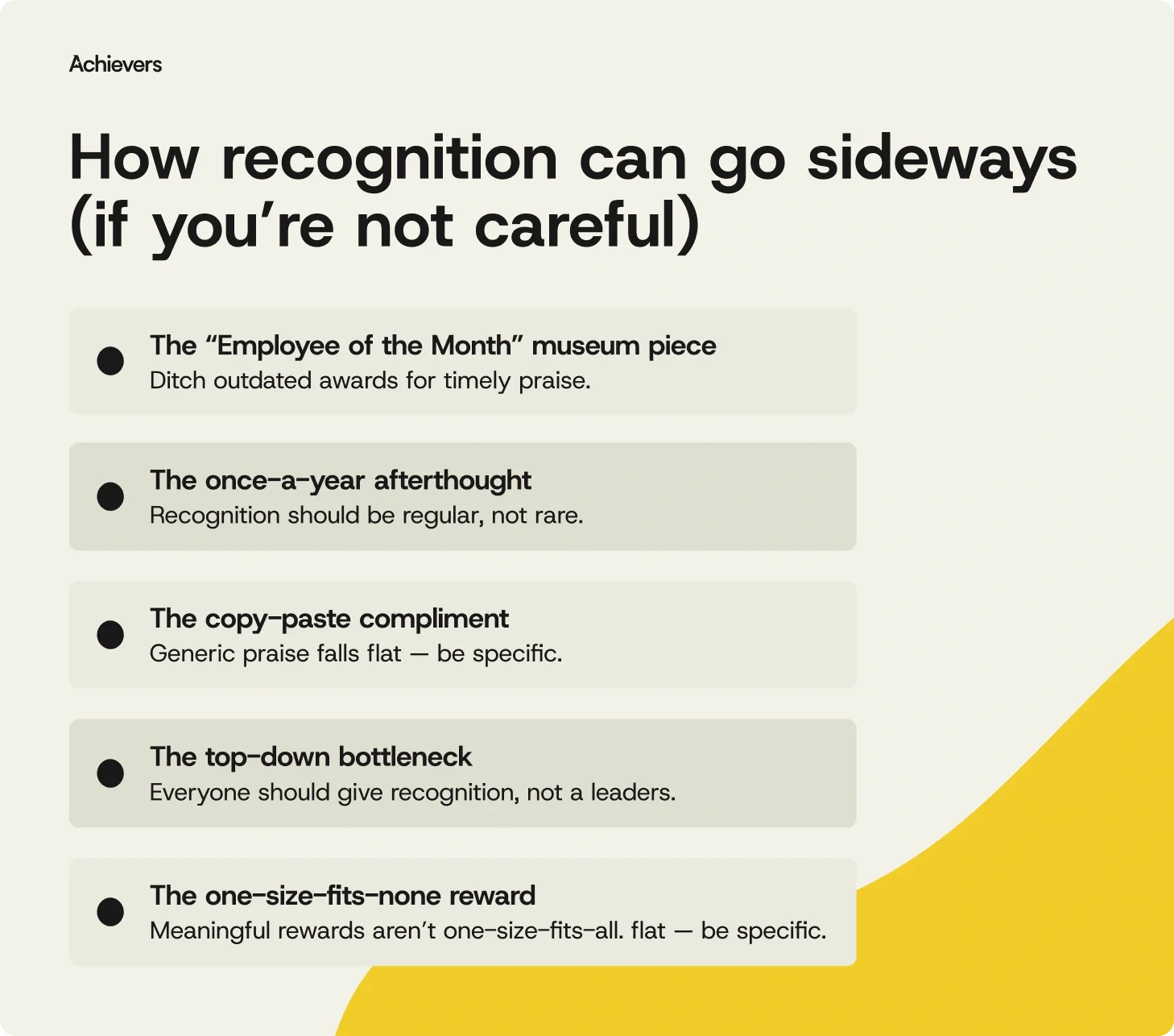 How employee recognition can go sideways (if you’re not careful) 
