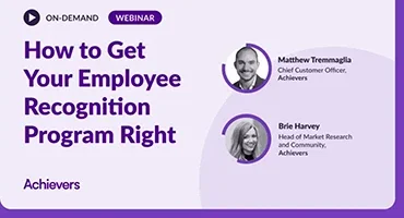 How to Get Your Recognition Program Right
