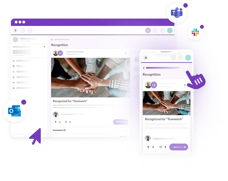 Achievers employee recognition platform screenshot