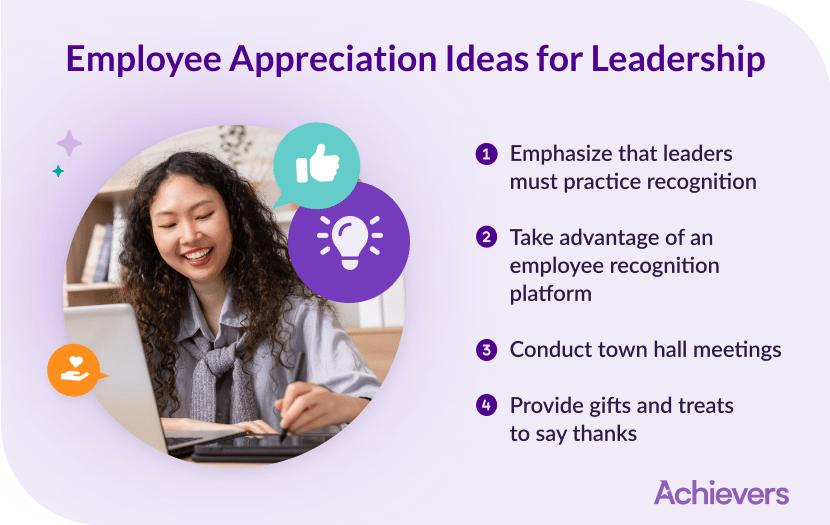 Appreciation ideas for leadership