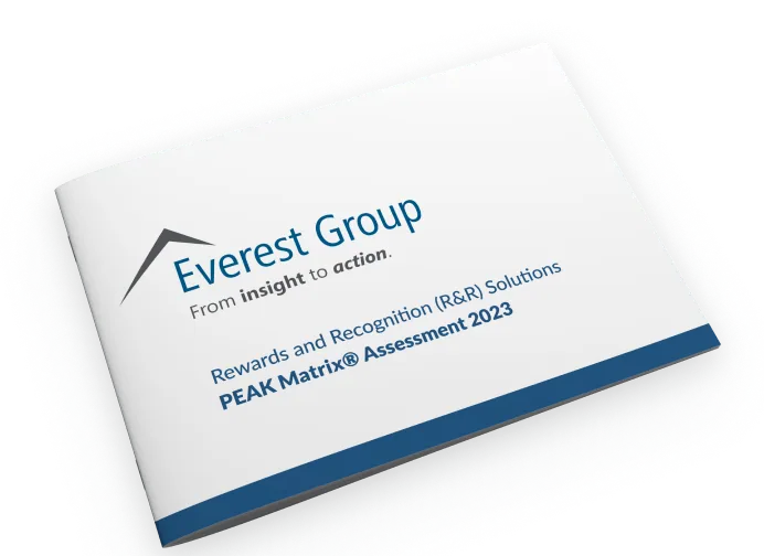 Everest Group ranked Achievers employee rewards and recognition platform #1 in vision and capability