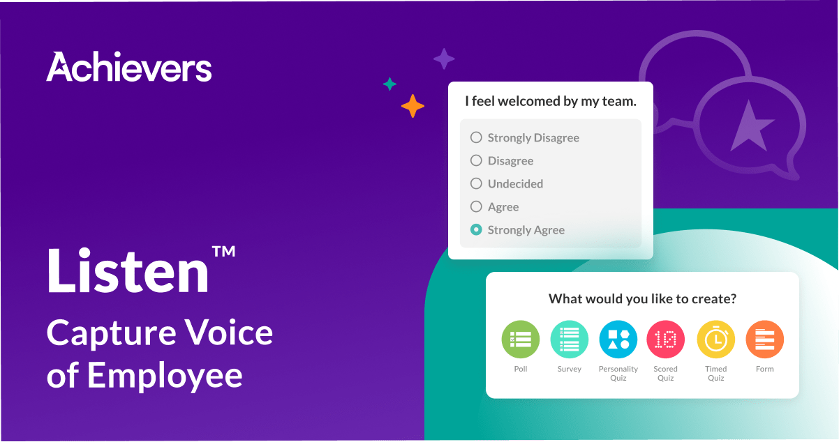 Achievers Listen™ | Employee Feedback Software 