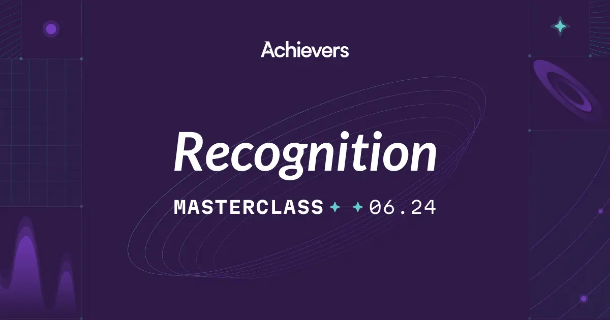 Recognition Masterclas