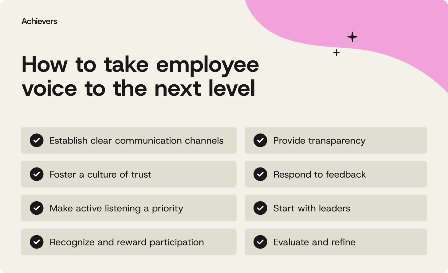 How to take employee voice to the next level