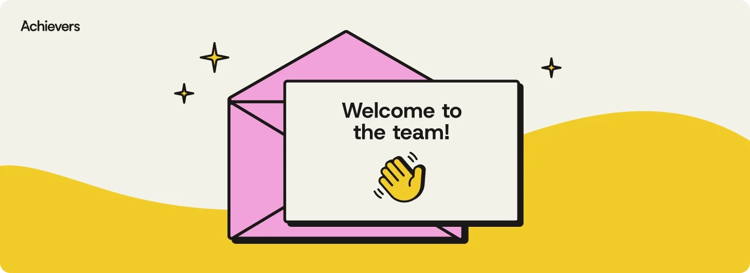 Welcome to the team! 