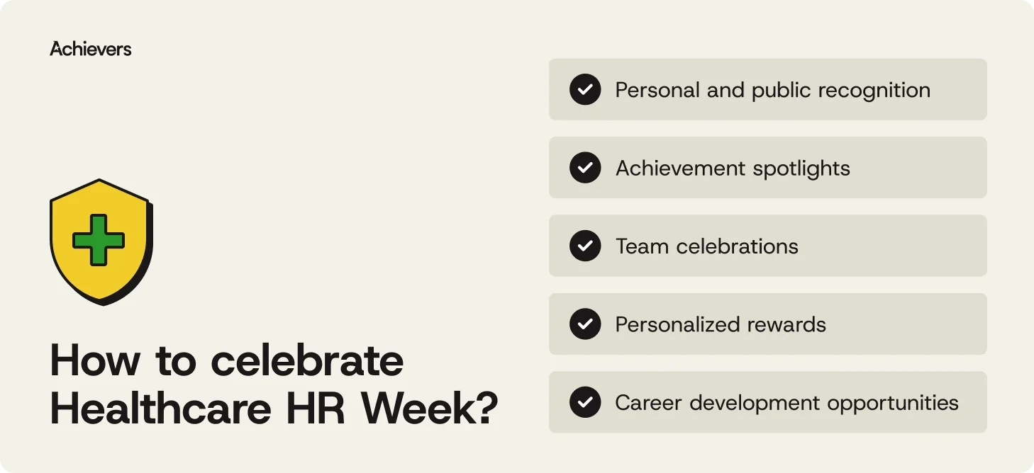 How to celebrate Healthcare HR Week
