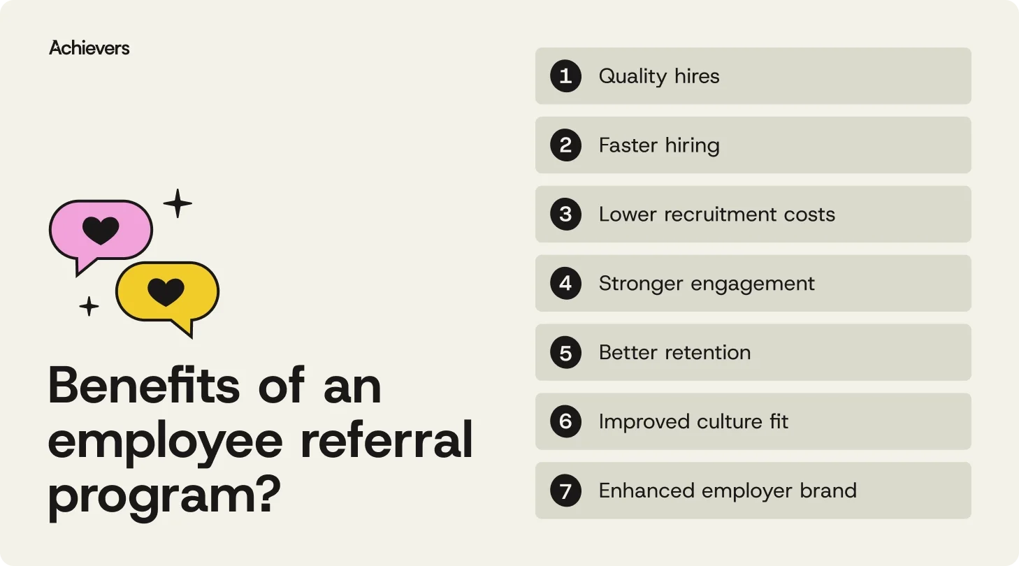 Benefits of an employee referral program