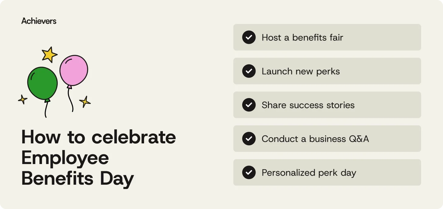 How to celebrate Employee Benefits Day