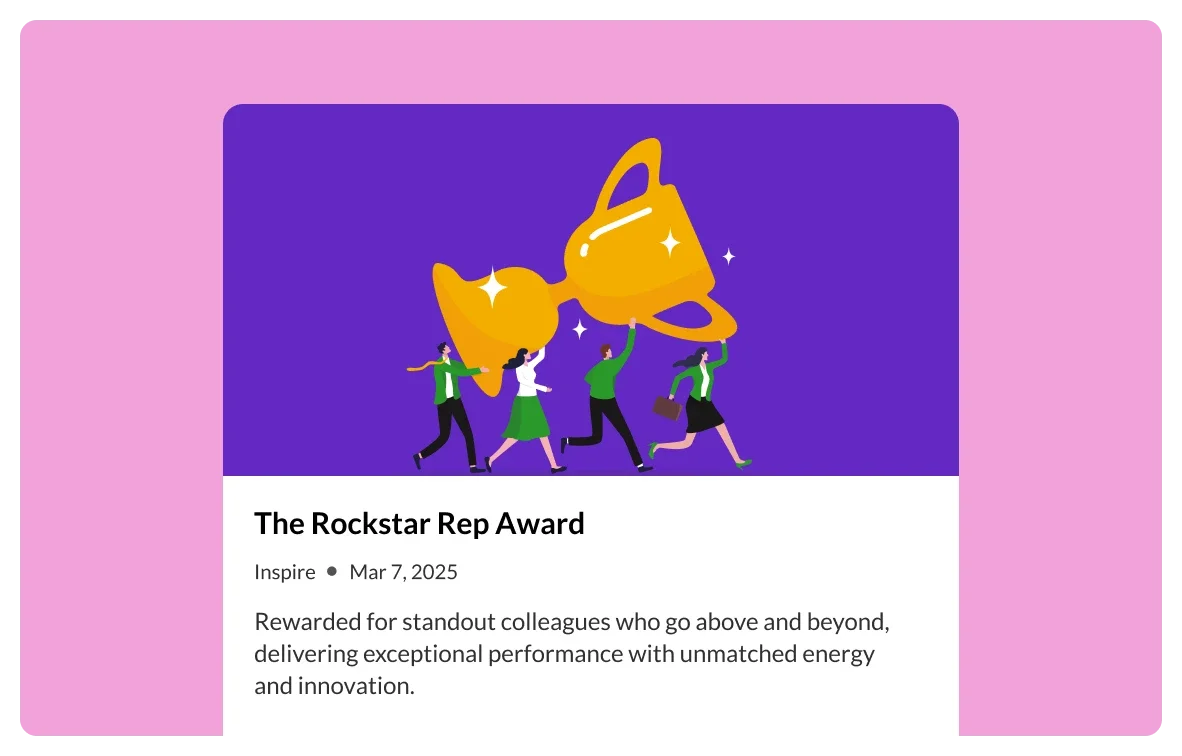 Nomination based awards