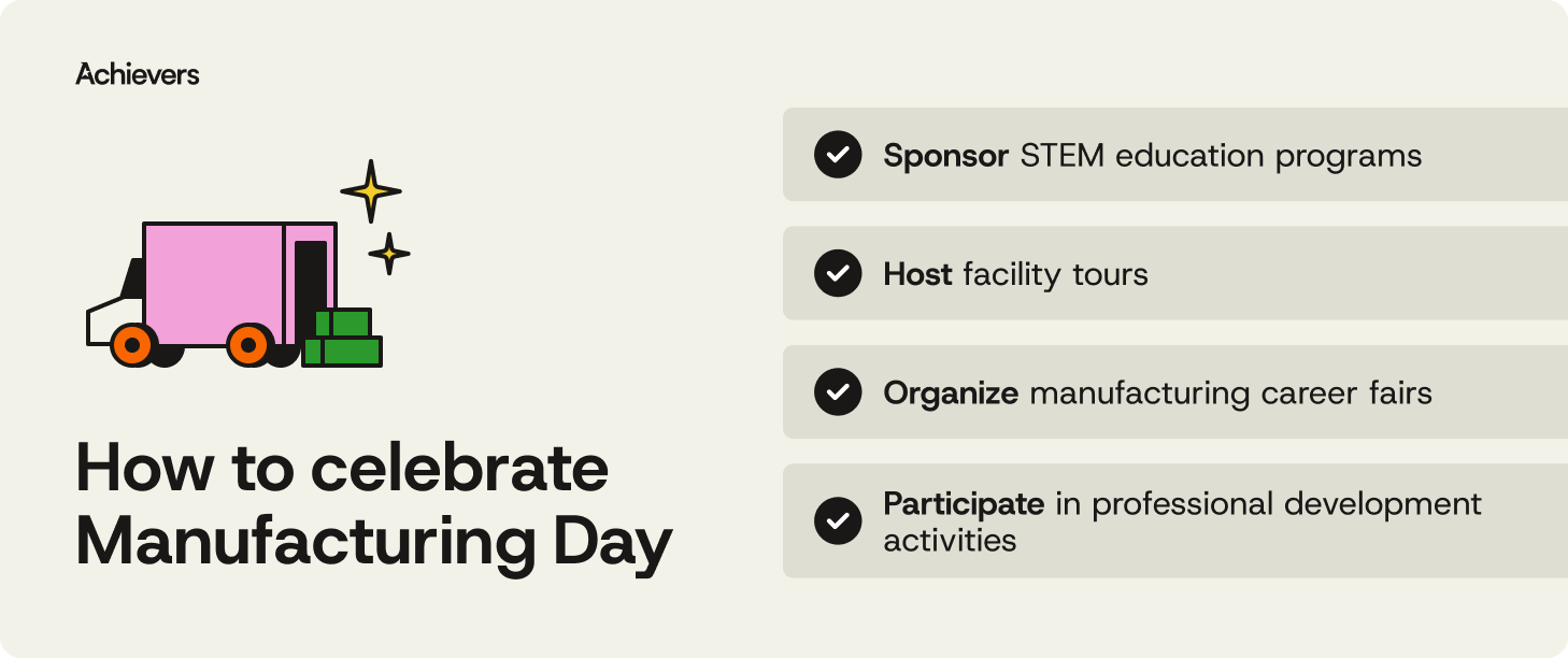 How to celebrate Manufacturing Day