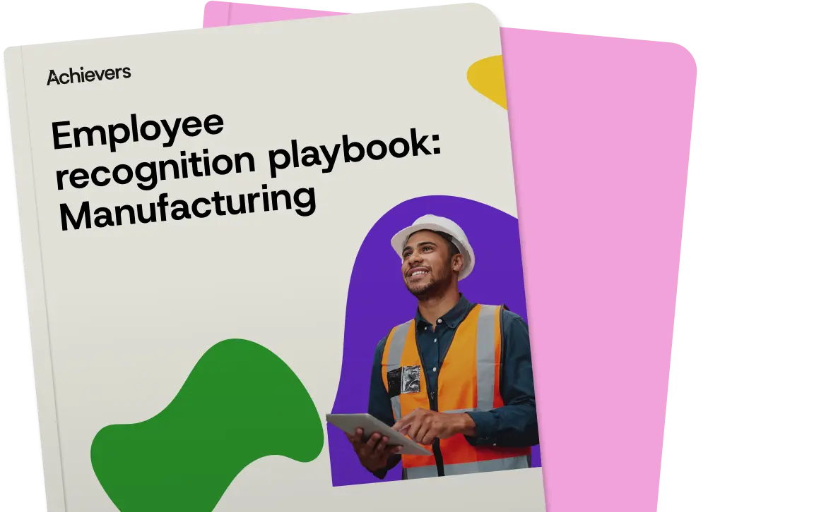 employee recognition playbook manufacturing cover
