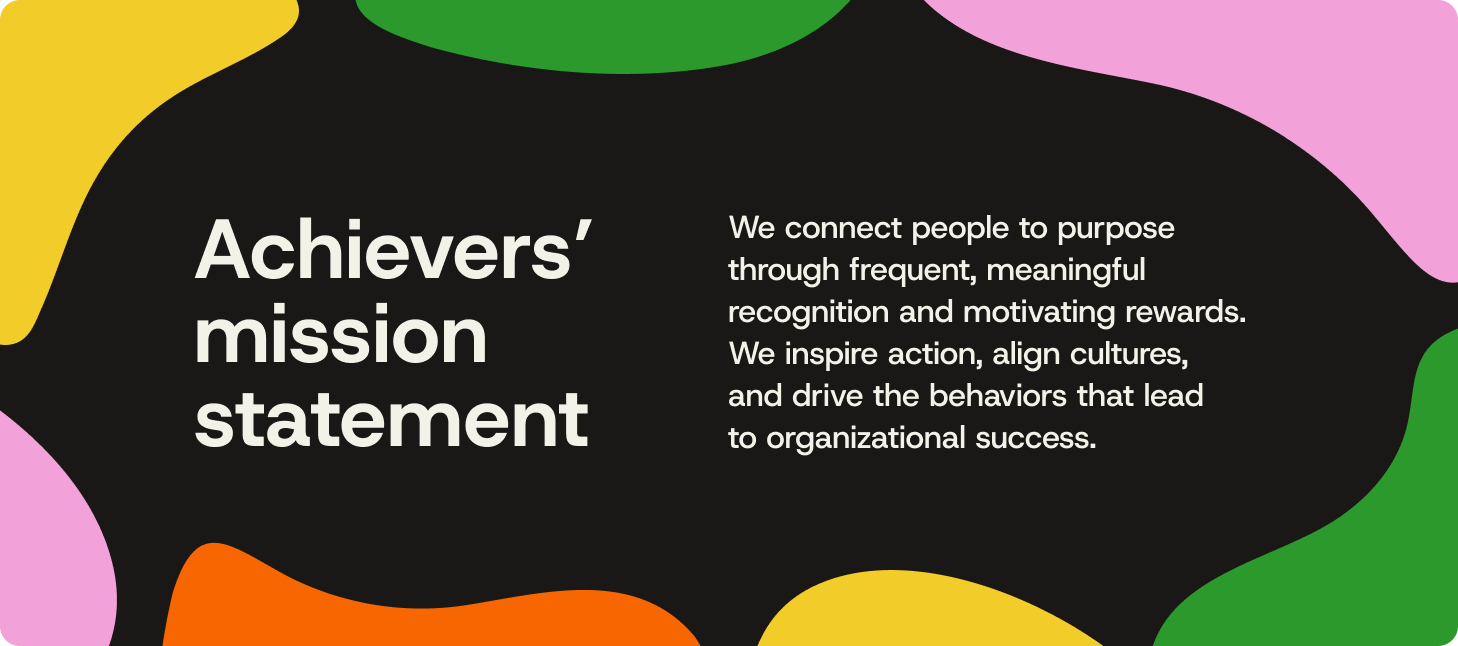 Achievers’ mission statement