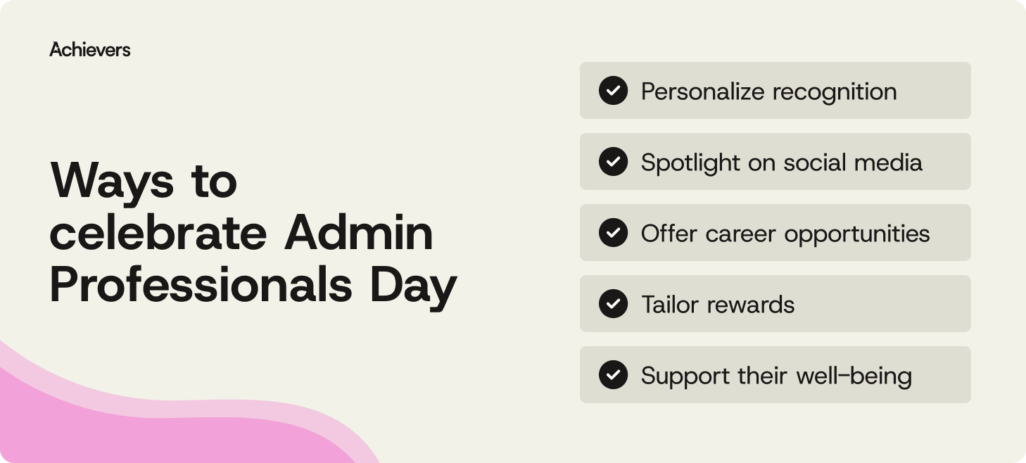 How to celebrate Admin Professionals Day