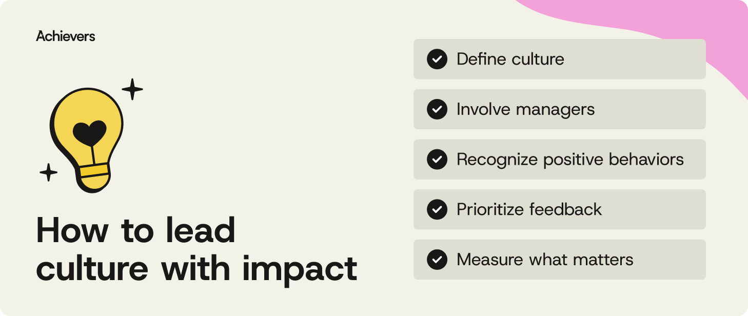 How to turn workplace culture from intention to impact  