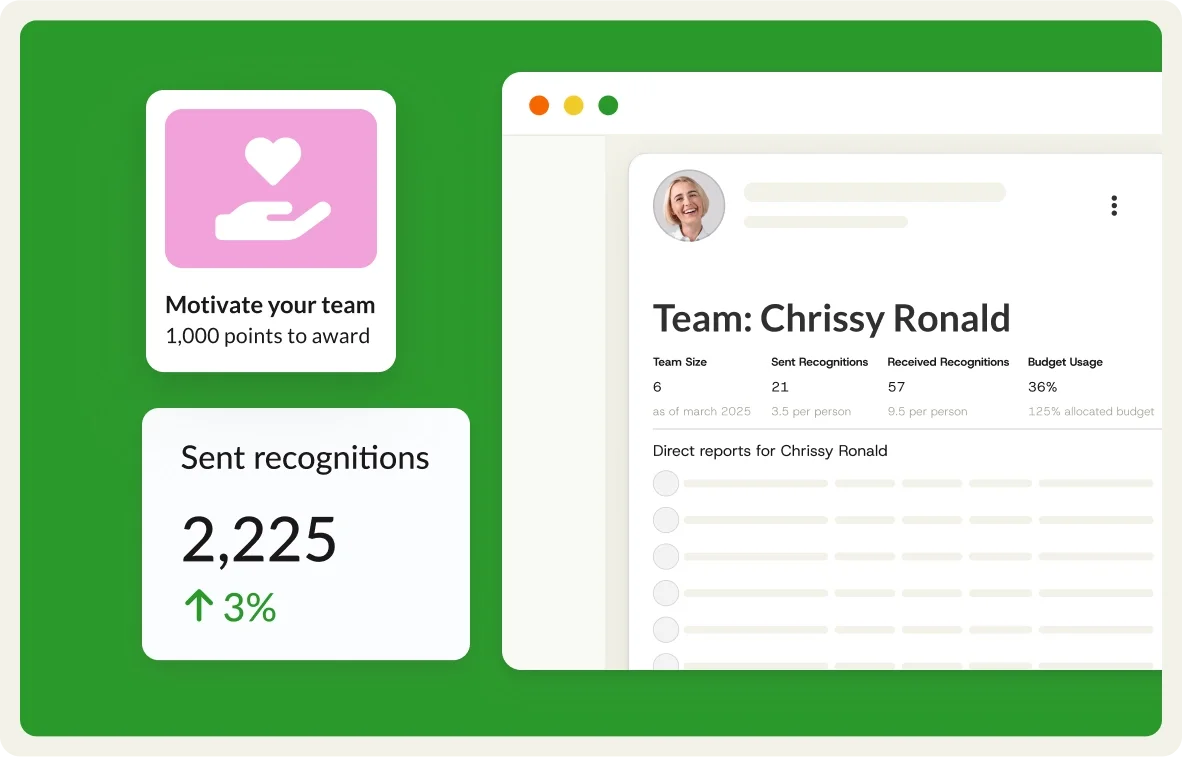 Manager analytics and reporting