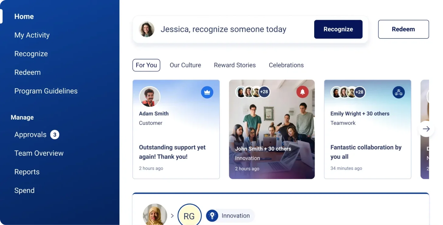 Workhuman platform graphic