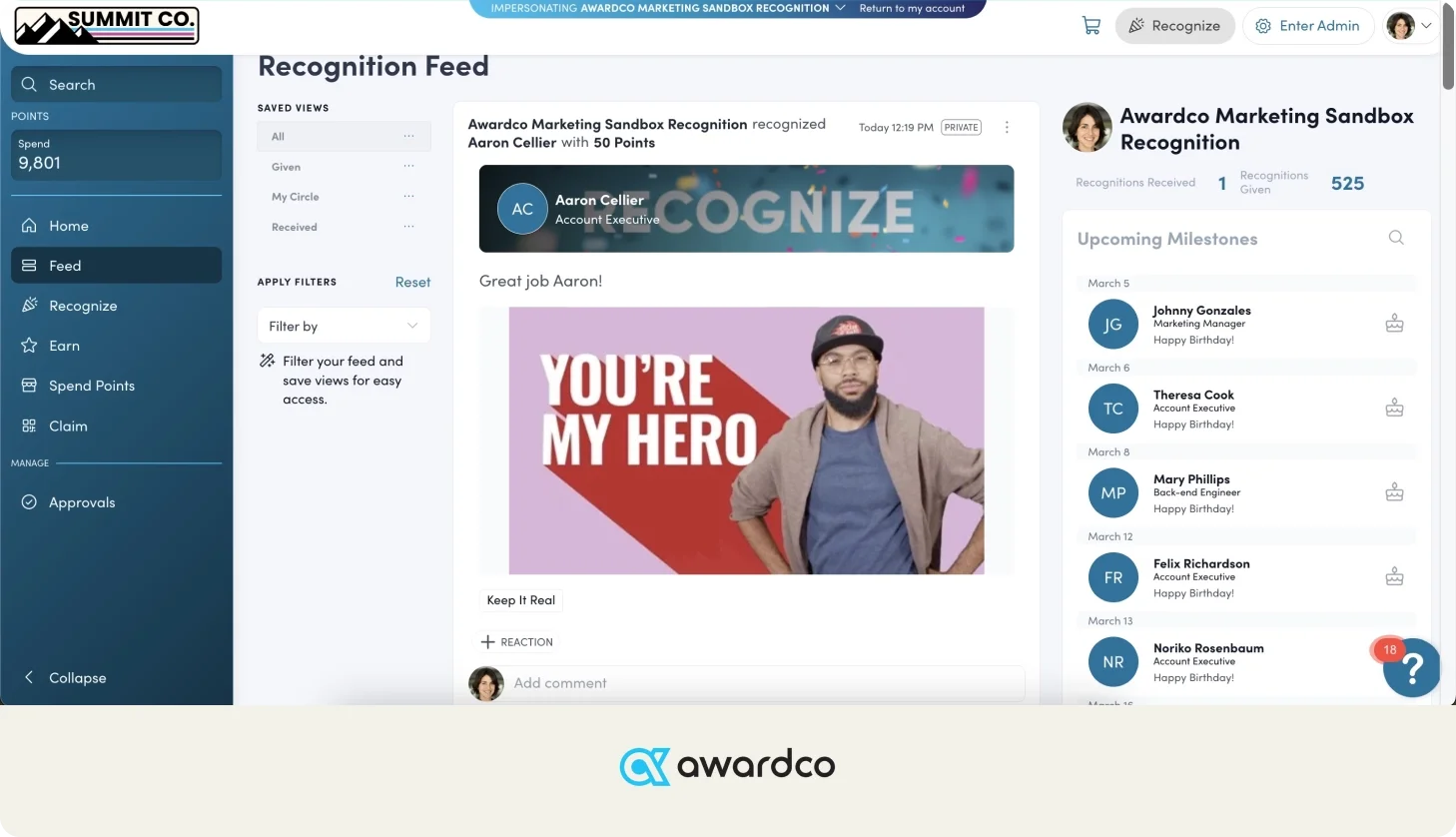 Awardco platform graphic