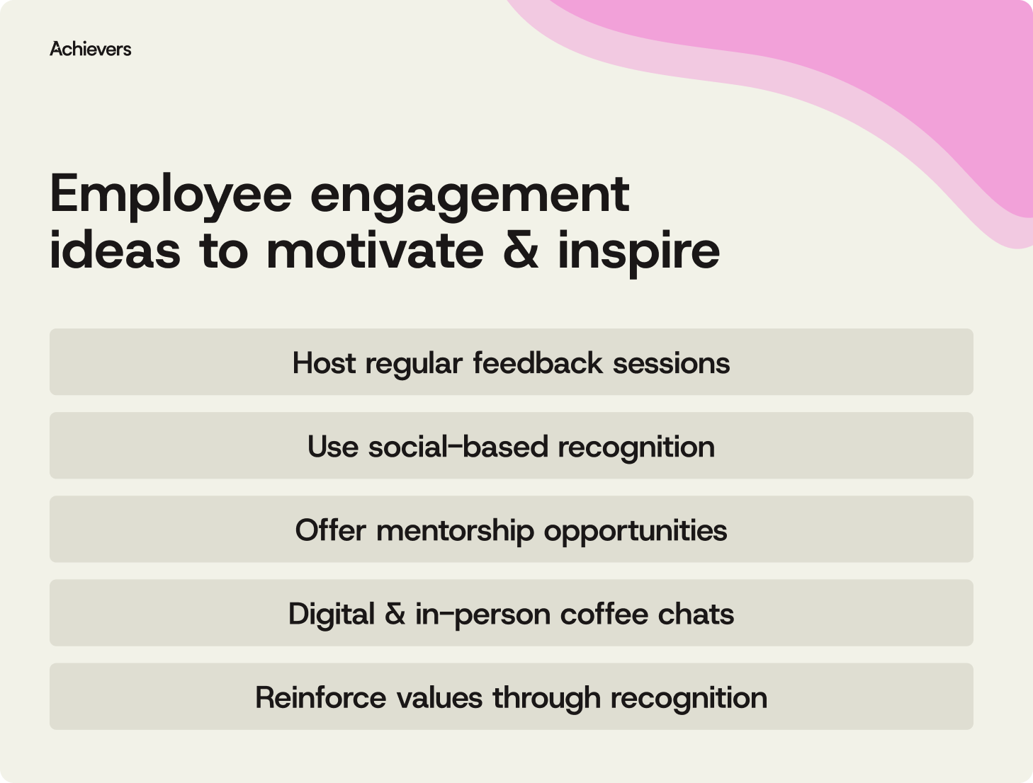 Employee engagement ideas to motivate & inspire