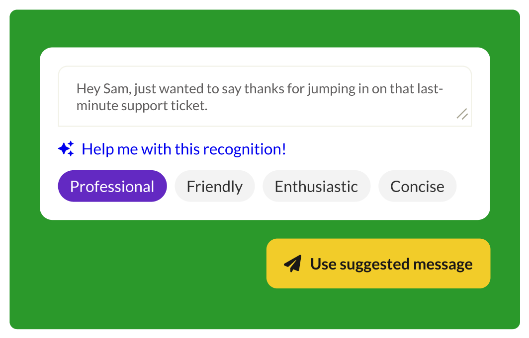 Recognition Writer