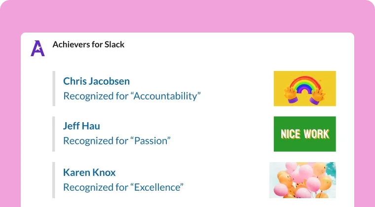 Stay connected with real-time recognition updates