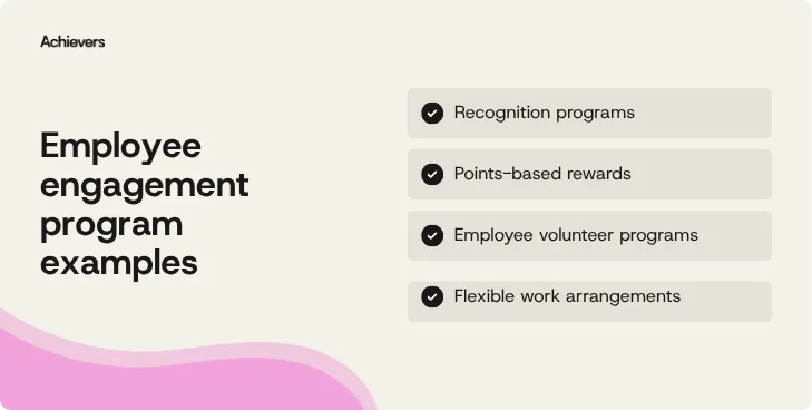Employee engagement program examples