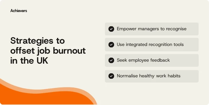 Strategies to offset job burnout in the UK