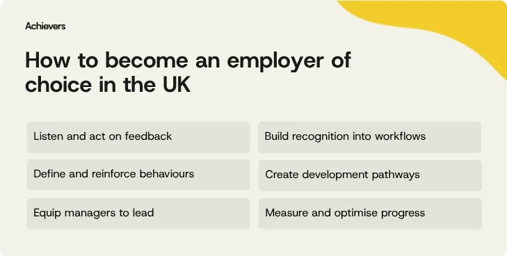 How to become an employer of choice in the UK 