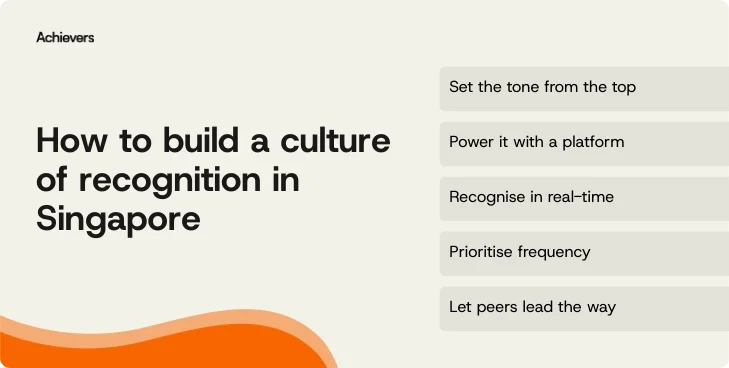 How to build a culture of recognition in Singapore